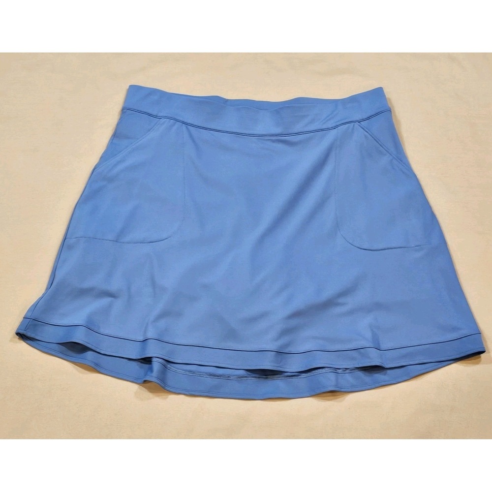 Peter Millar Sally Golf Skort Womens M Periwinkle Pockets Stretch Spandex
